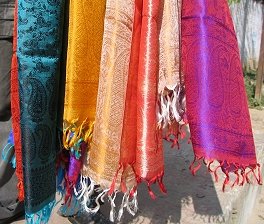 foulards en pure soie des indes